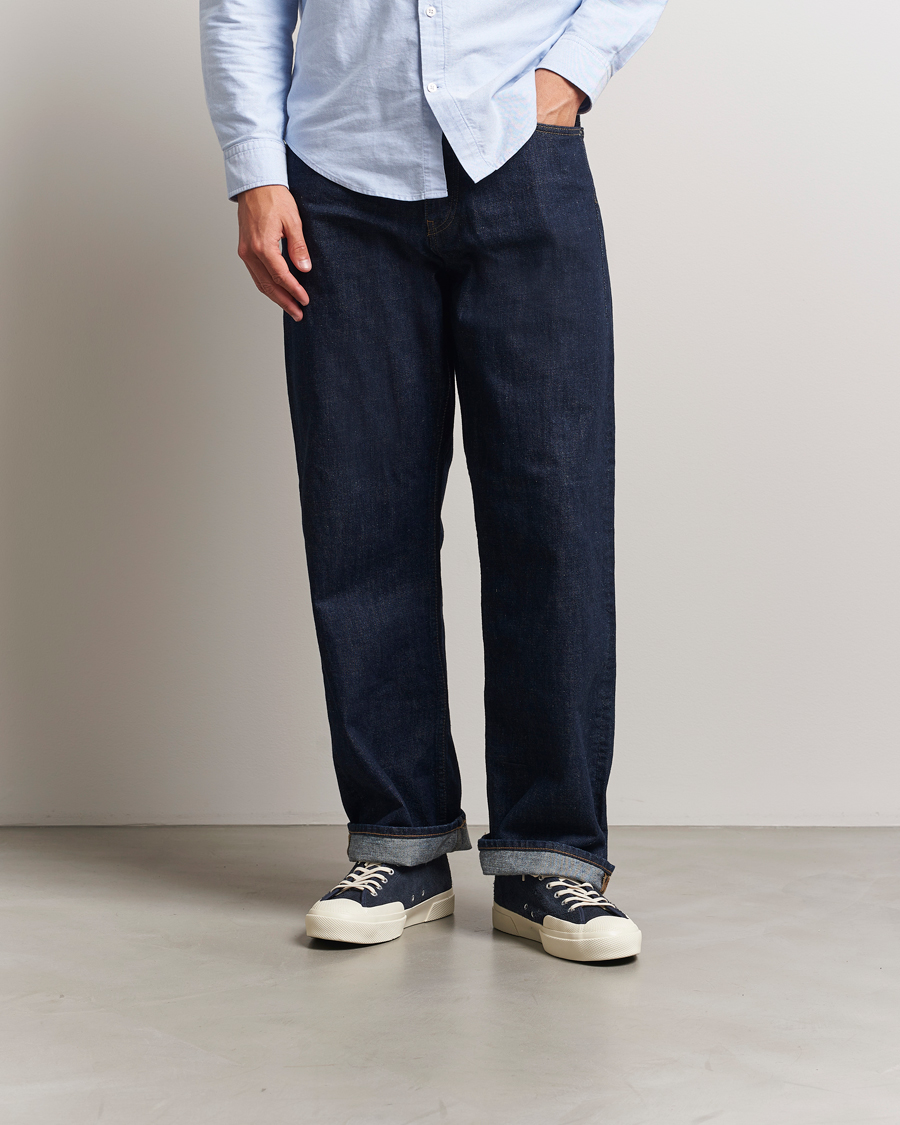 Herre | Sneakers | Superga | 2432 Works Hairy Suede Navy