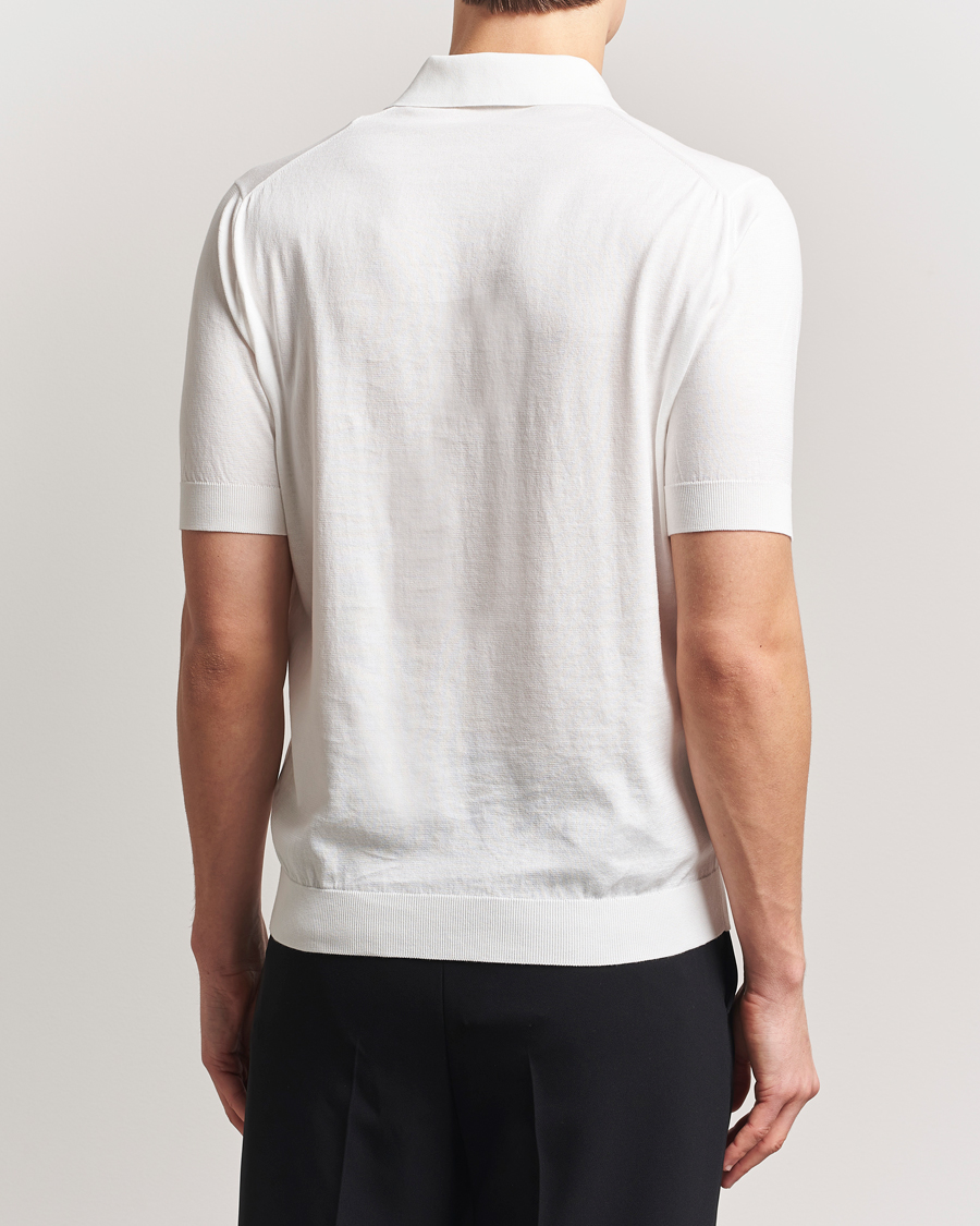 Herre | Polotrøjer | Lardini | Knitted Cotton Polo White