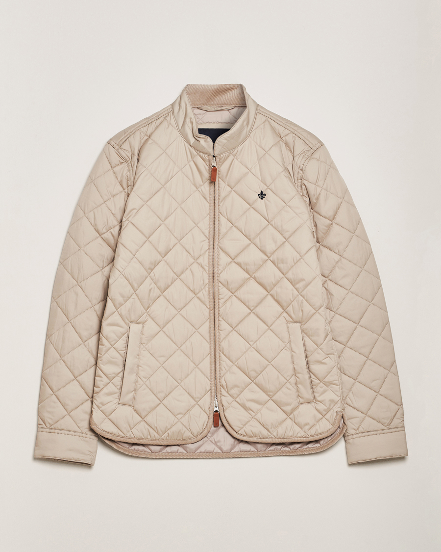 Herre | Jakker | Morris | Teddy Quilted Jacket Beige