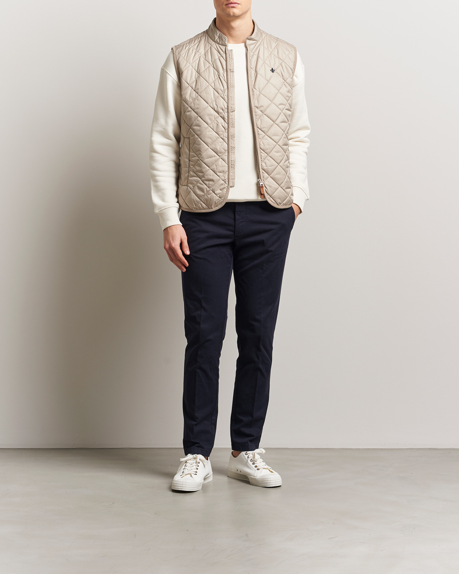 Herre | Veste | Morris | Teddy Quilted Vest Khaki