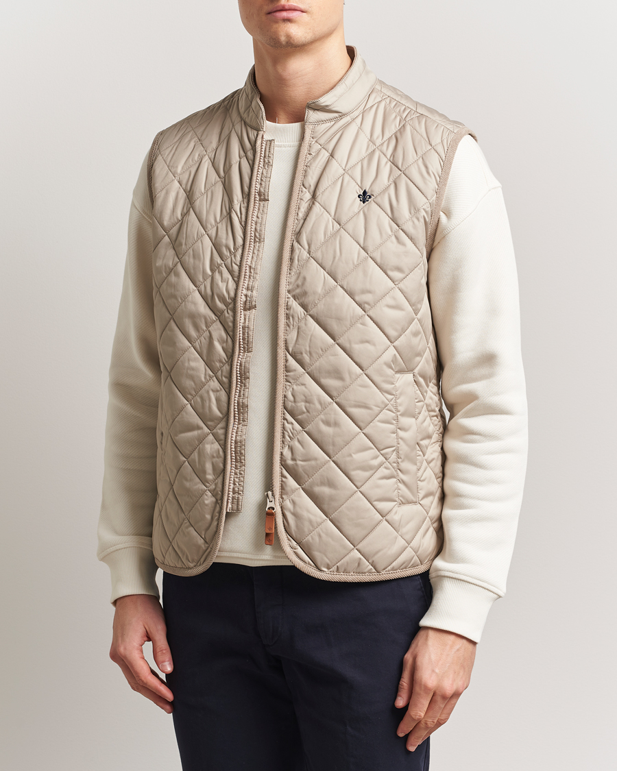 Herre | Veste | Morris | Teddy Quilted Vest Khaki