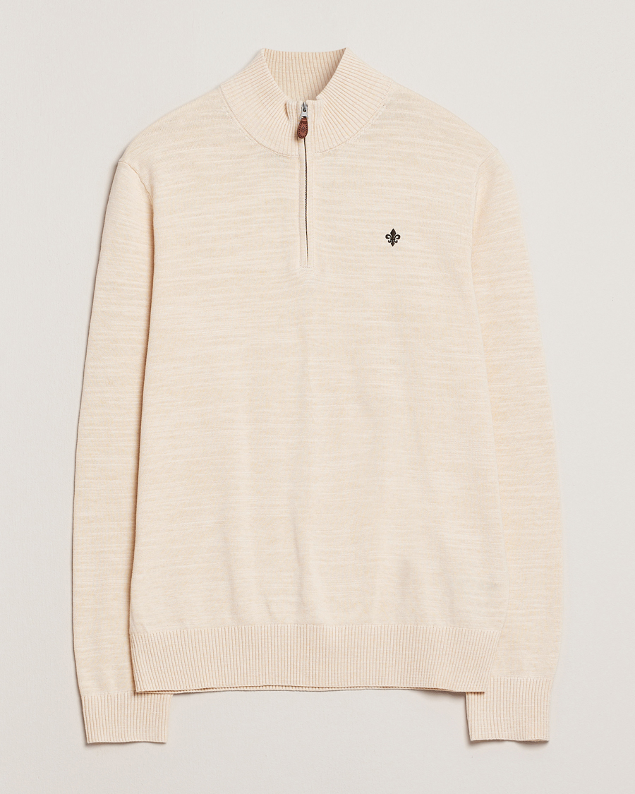 Herre | Trøjer | Morris | Randall Half Zip Off White