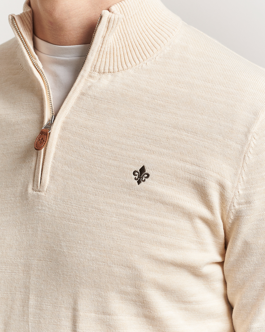Herre | Trøjer | Morris | Randall Half Zip Off White