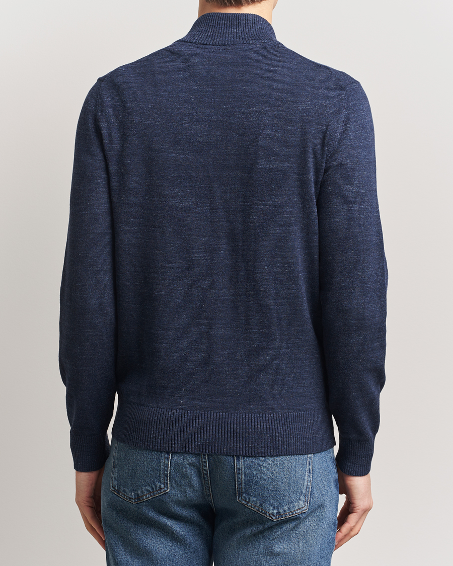 Herre | Trøjer | Morris | Randall Half Zip Dark Blue