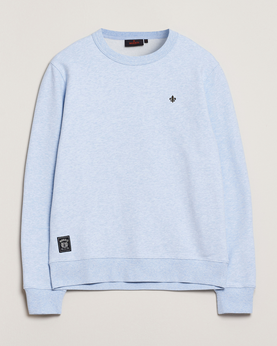 Herre | Trøjer | Morris | Brandon Lily Sweatshirt Light Blue