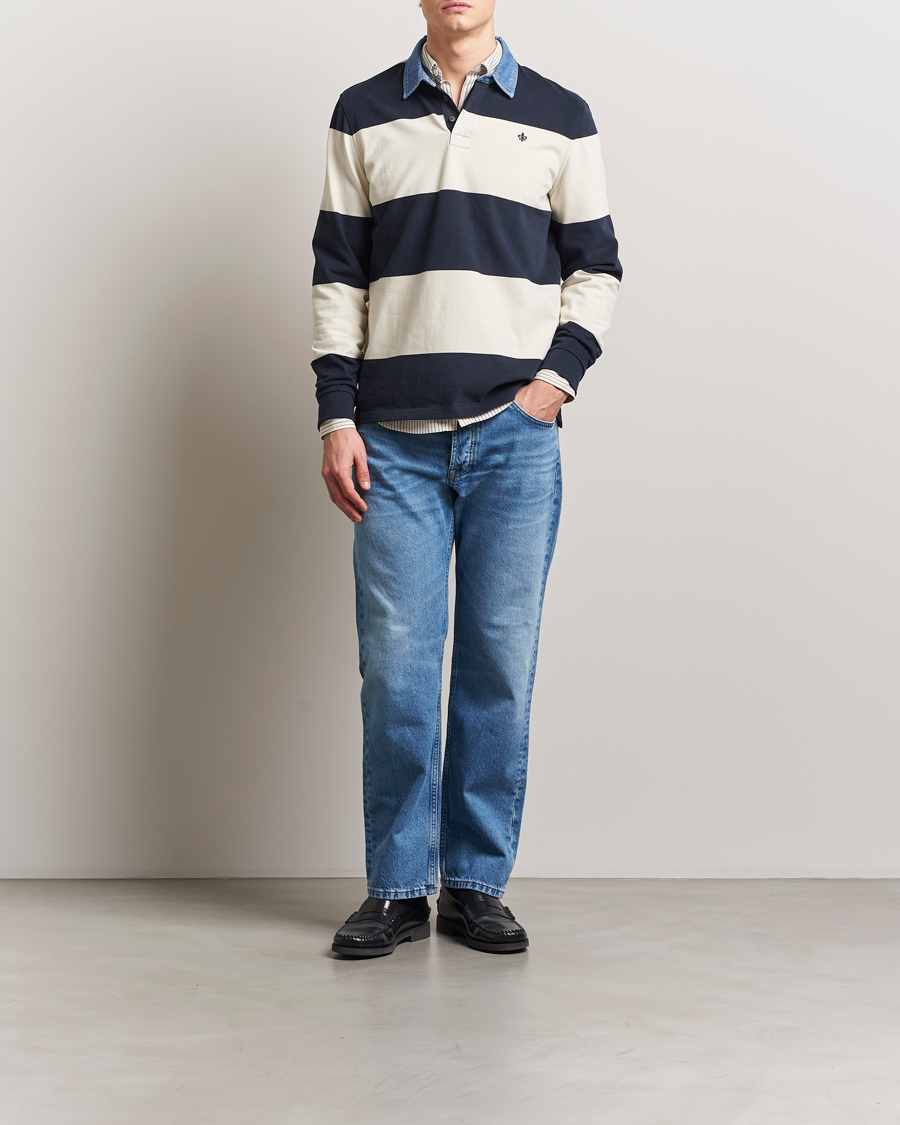 Herre | Trøjer | Morris | Harbour Rugger Blue/White