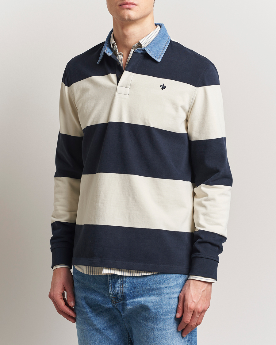 Herre | Trøjer | Morris | Harbour Rugger Blue/White