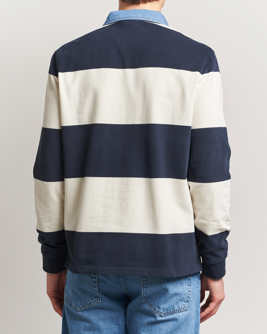 Herre | Trøjer | Morris | Harbour Rugger Blue/White