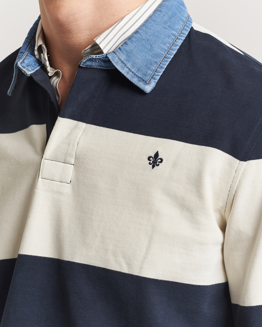 Herre | Trøjer | Morris | Harbour Rugger Blue/White