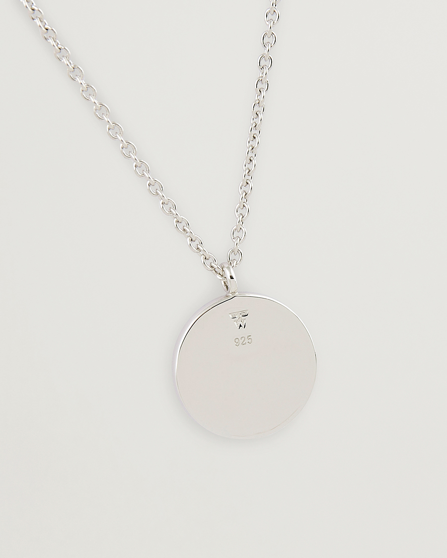 Herre | Smykker | Tom Wood | Coin Pendand Necklace Silver