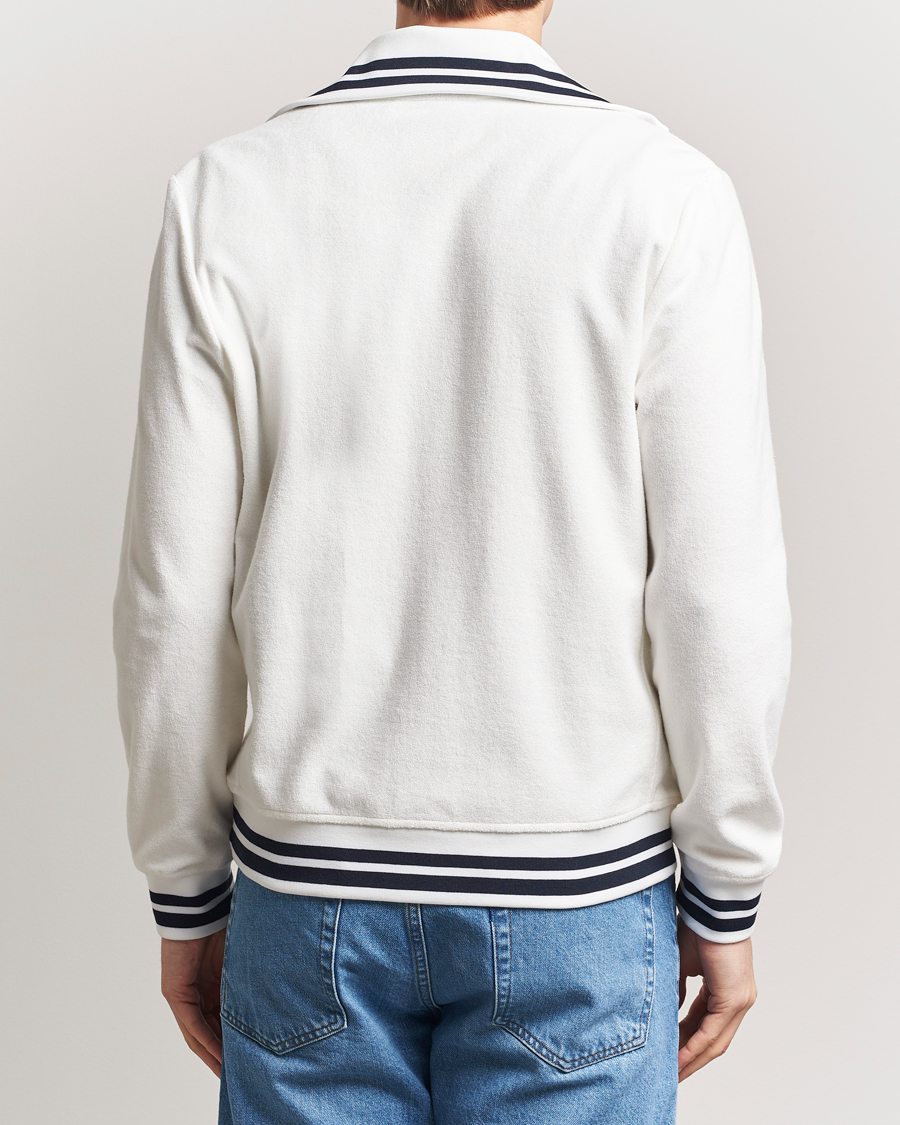 Herre | Trøjer | Morris | Reedford Terry Zip Cardigan Off White