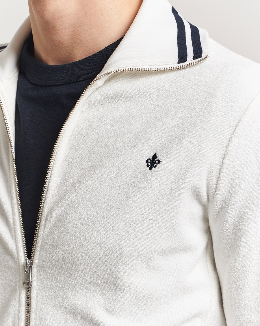 Herre | Trøjer | Morris | Reedford Terry Zip Cardigan Off White