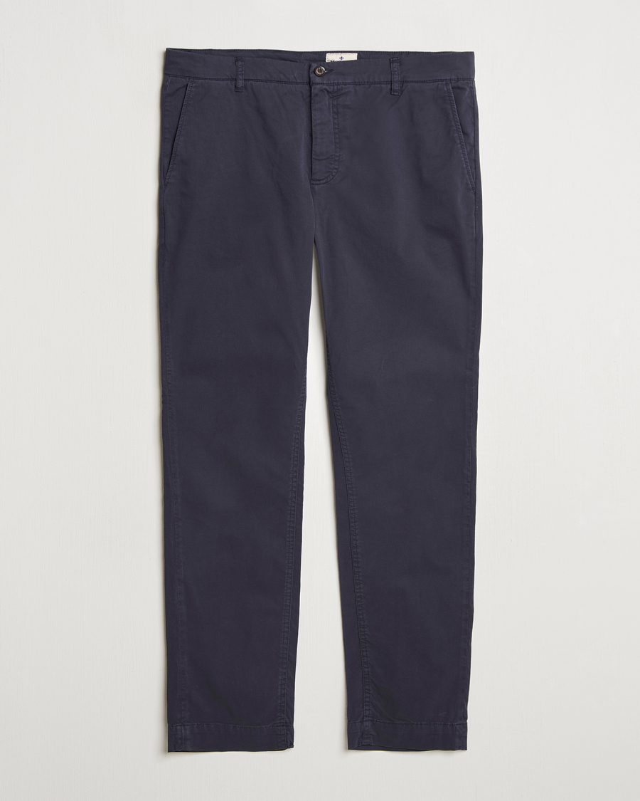 Herre | Bukser | Morris | Jeffrey Summer Chino Dark Blue