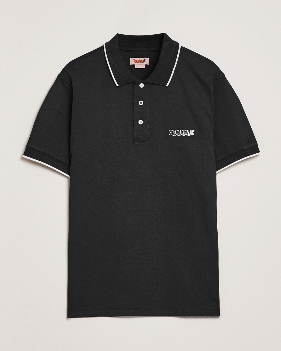 Herre | Polotrøjer | Baracuta | Short Sleeve Cotton Jersey Polo Black