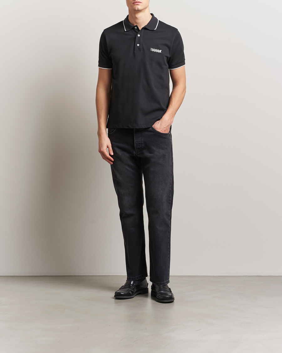 Herre | Polotrøjer | Baracuta | Short Sleeve Cotton Jersey Polo Black