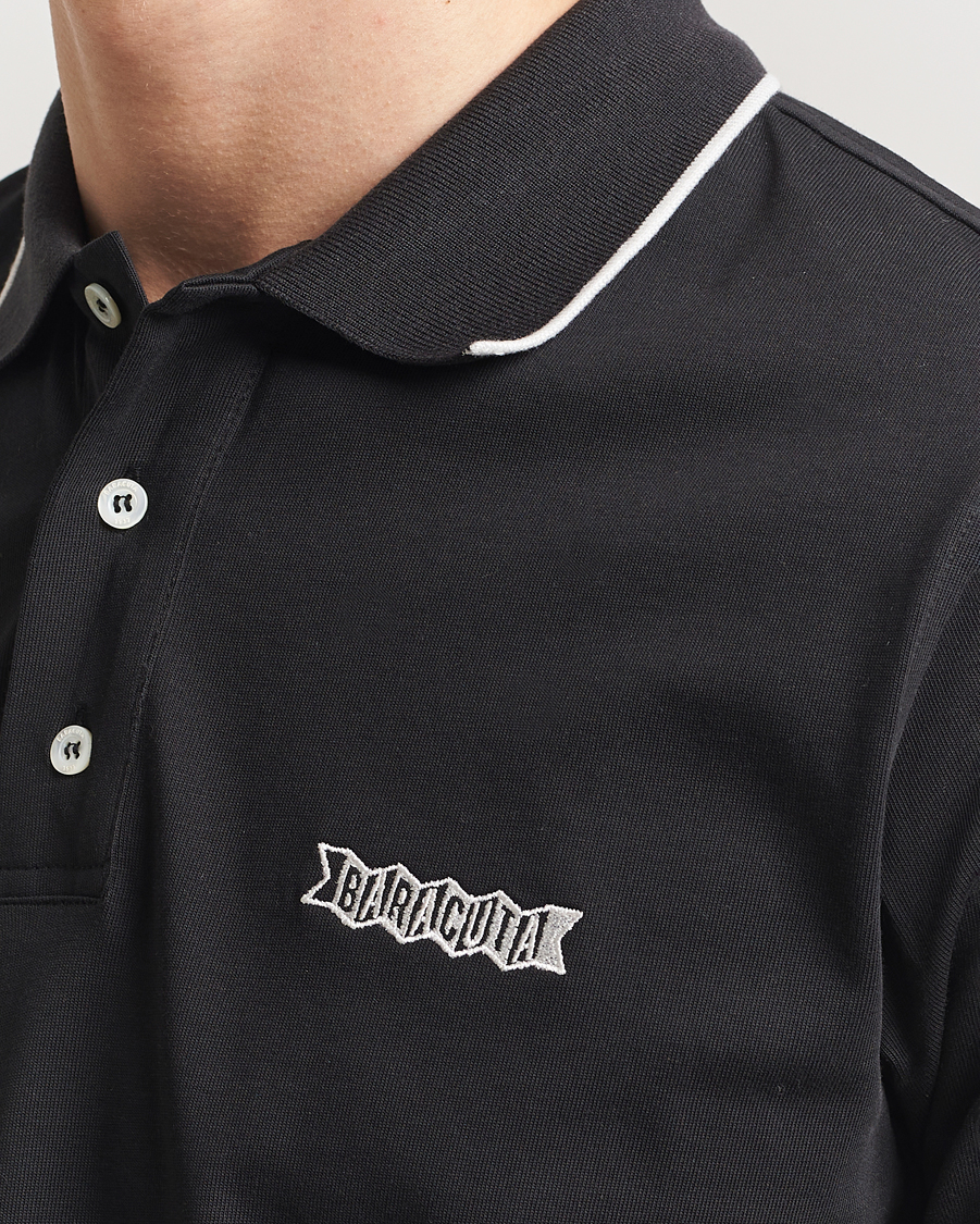 Herre | Polotrøjer | Baracuta | Short Sleeve Cotton Jersey Polo Black