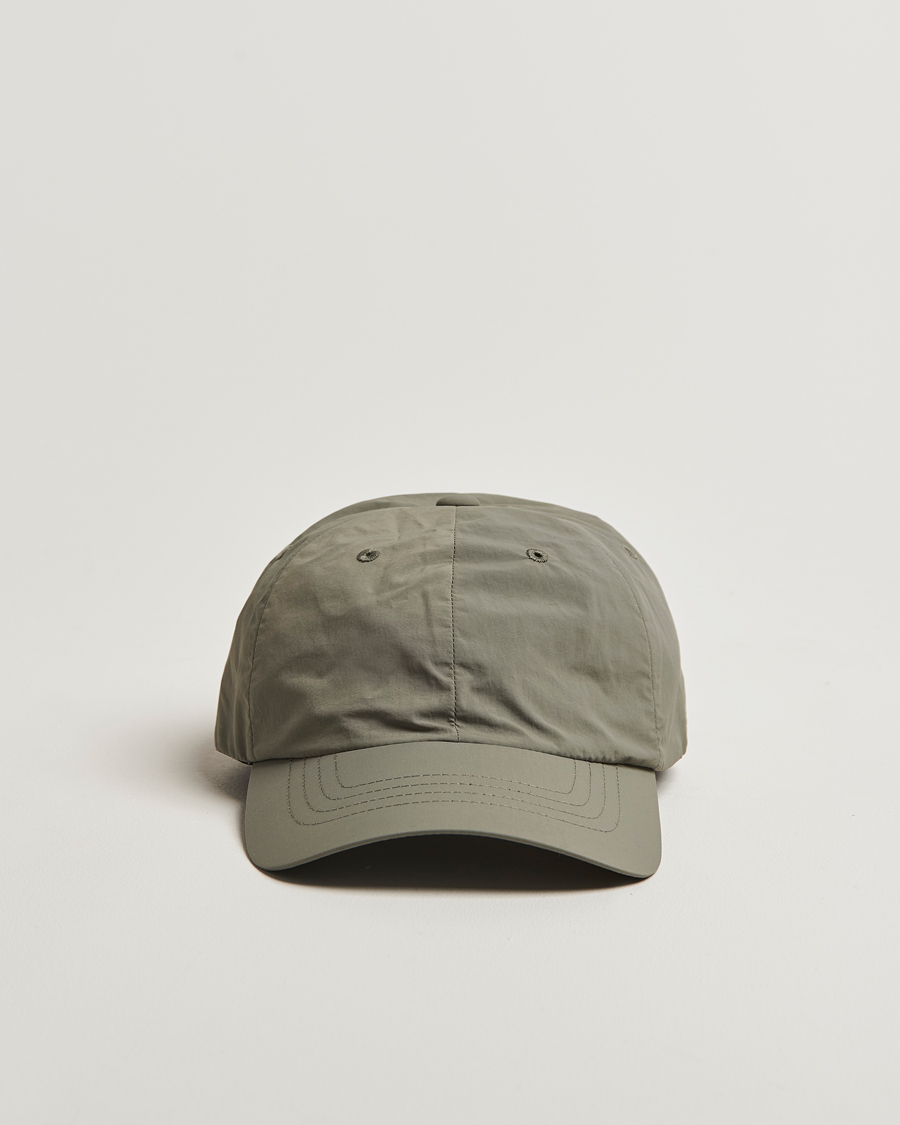 Herre | Snow Peak Nylon Tussah Cap Light Olive | Snow Peak | Nylon Tussah Cap Light Olive