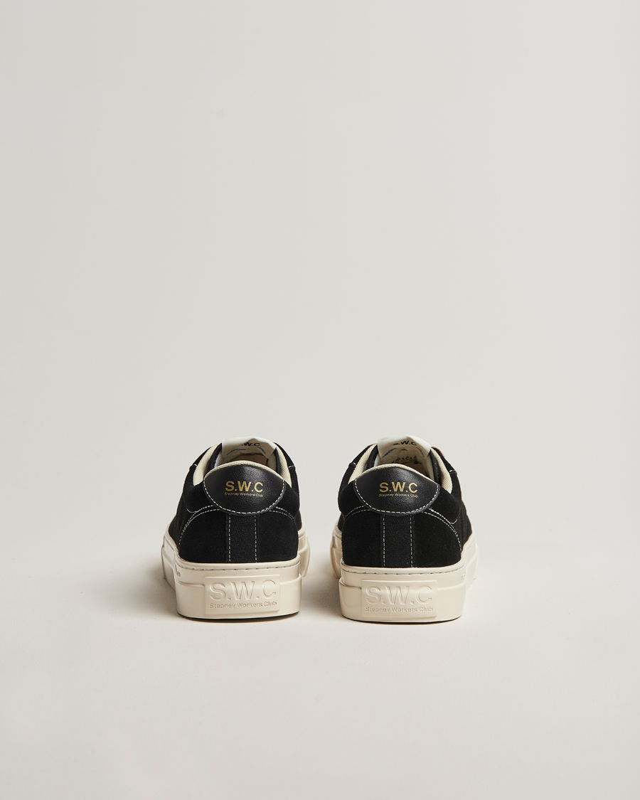 Herre | Sneakers | Stepney Workers Club | Dellow 02 Cupsole Suede Sneaker Black