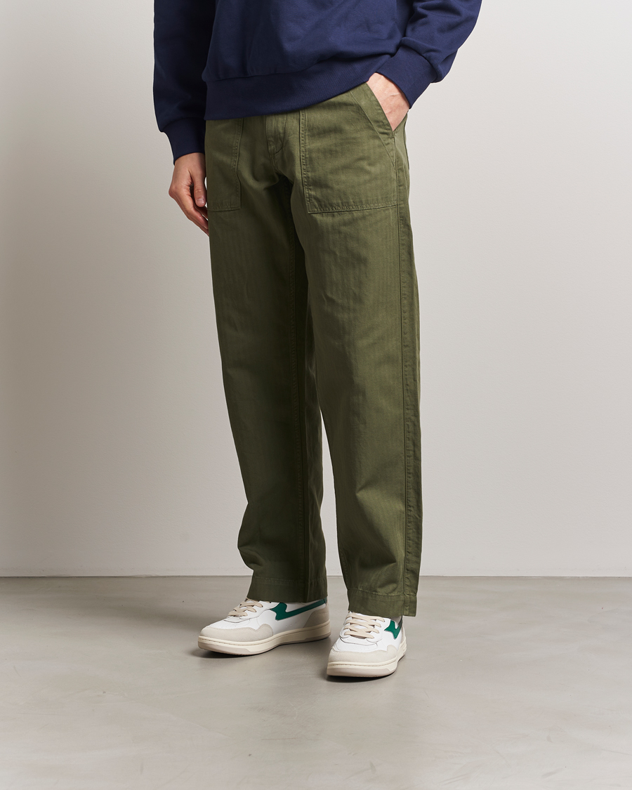 Herre | Sneakers | Stepney Workers Club | Pro Cup 01 S-Strike Leather Sneaker Spring Green