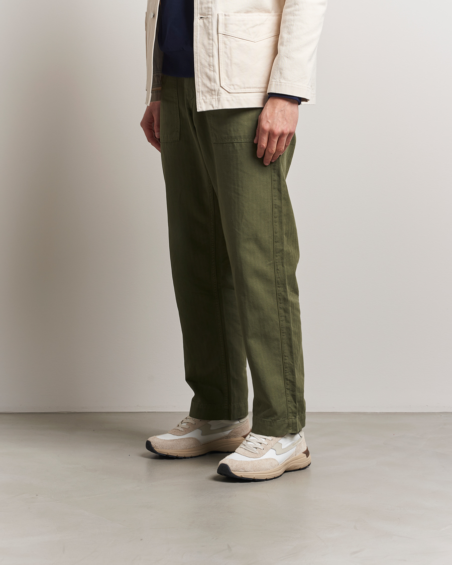 Herre | Sneakers | Stepney Workers Club | Osier S-Strike Suede Mix Runner Sneaker Spring White