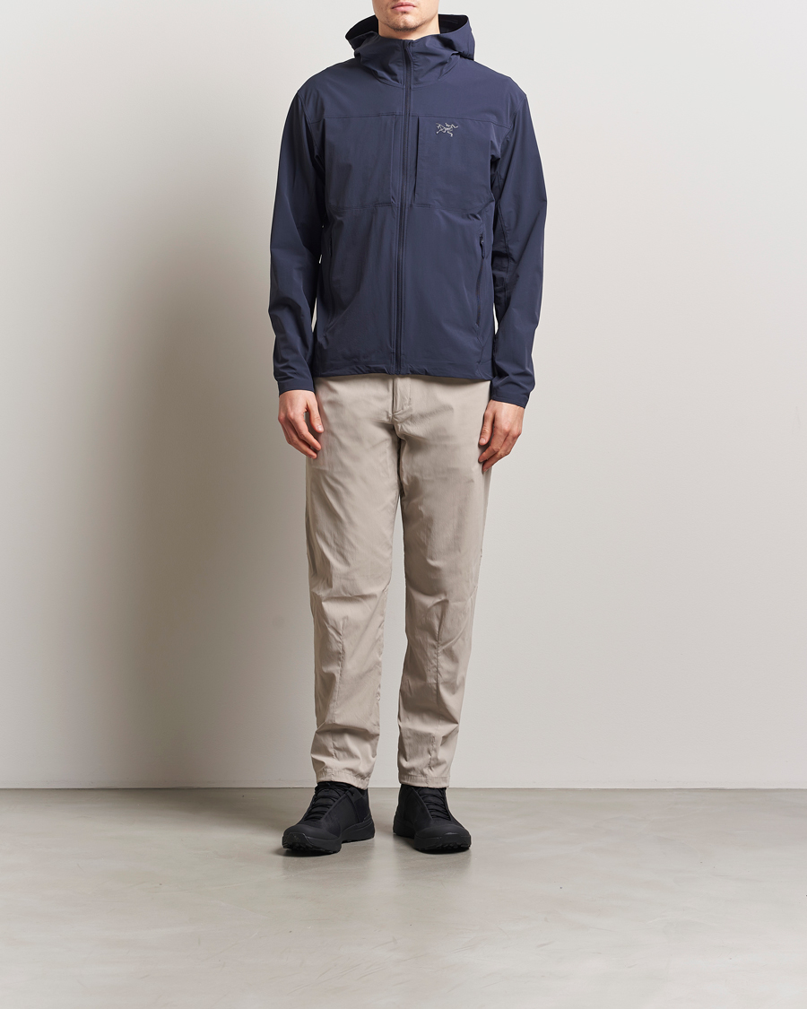 Herre | Jakker | Arc'teryx | Gamma Lightweight Softshell Hooded Jacket Black Sapphire