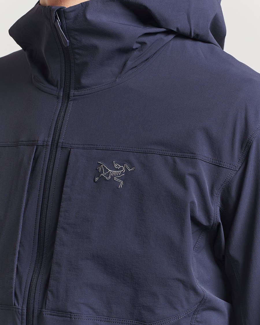 Herre | Jakker | Arc'teryx | Gamma Lightweight Softshell Hooded Jacket Black Sapphire