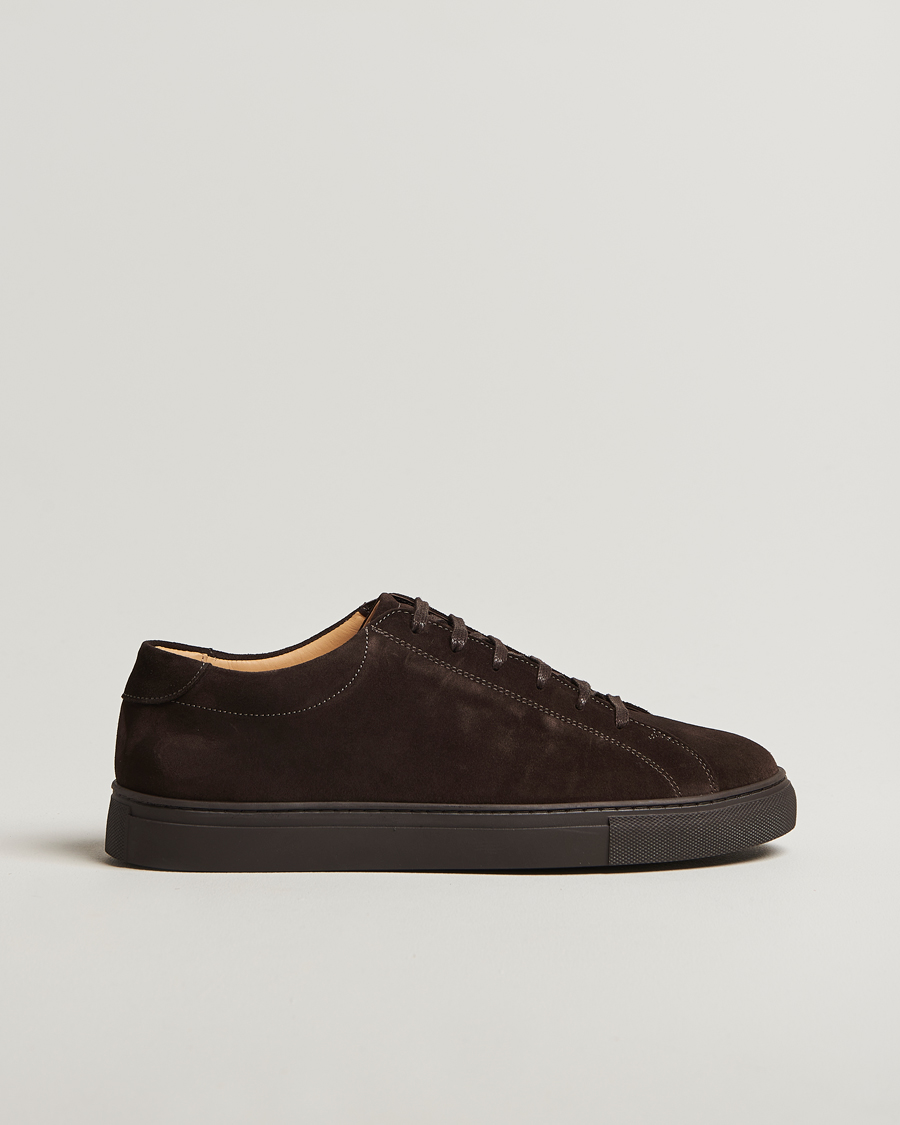 Herre | Sneakers | Myrqvist | Oaxen Monochrome II Sneaker Dark Brown Suede