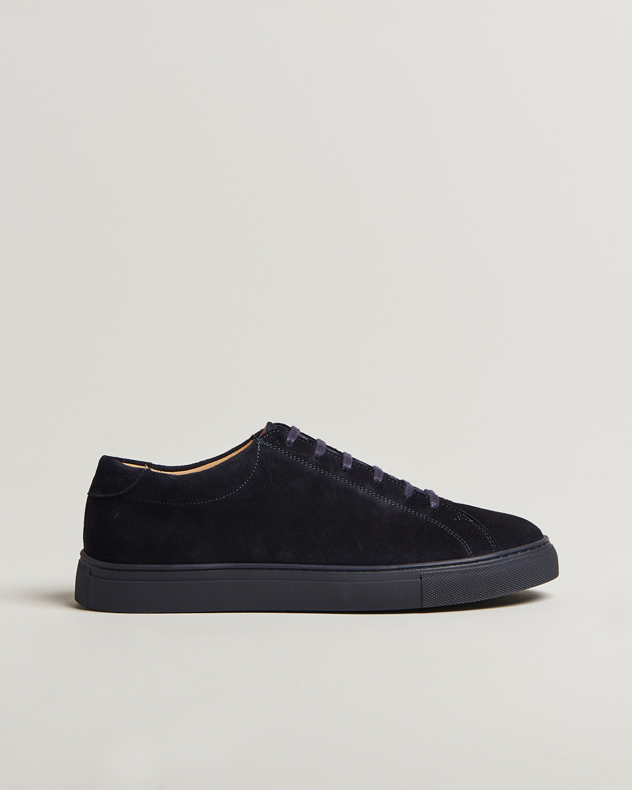 Herre | Sneakers | Myrqvist | Oaxen Monochrome II Sneaker Navy Suede