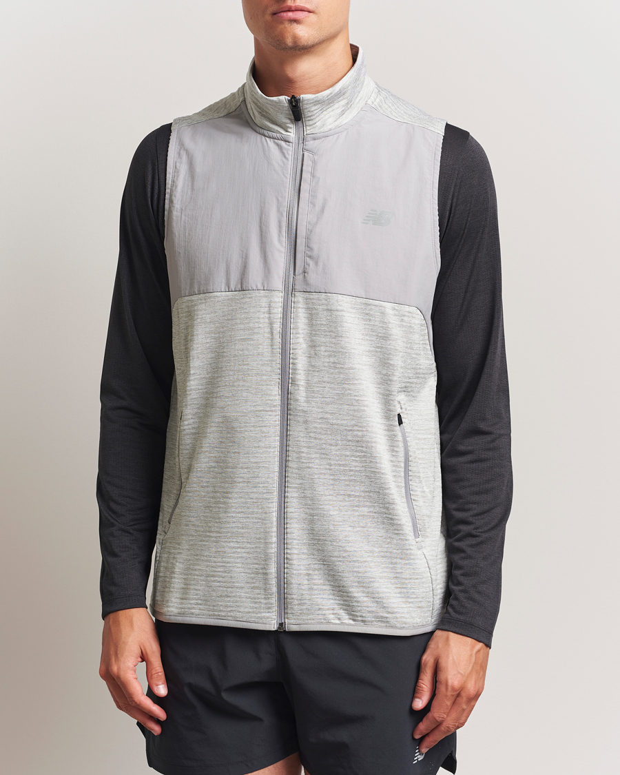 Herre | Trøjer | New Balance Running | Heat Grid Vest Athletic Grey