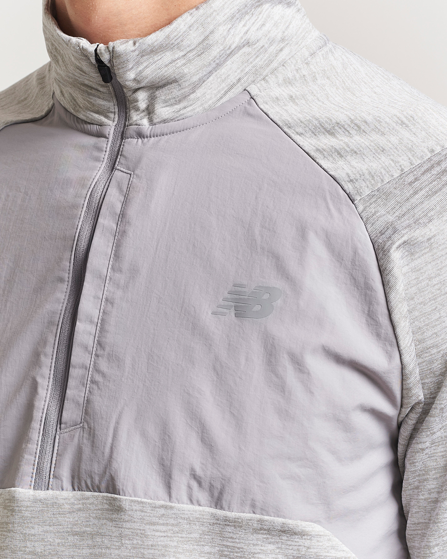 Herre | Trøjer | New Balance Running | Heat Grid Half Zip Athletic Grey