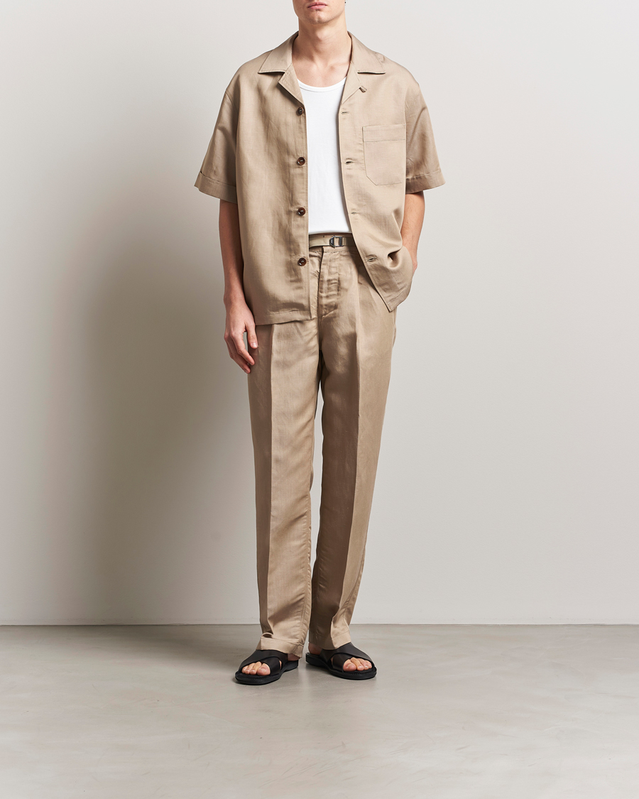 Herre | Skjorter | CDLP | Camp Collar Shirt Hazel Beige