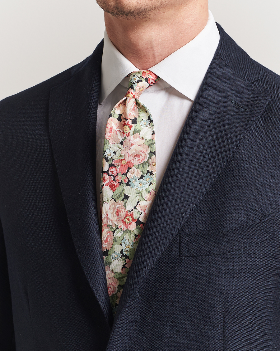 Herre | GANT 240 Mulberry Street Floral Silk Tie Multi | GANT 240 Mulberry Street | Floral Silk Tie Multi