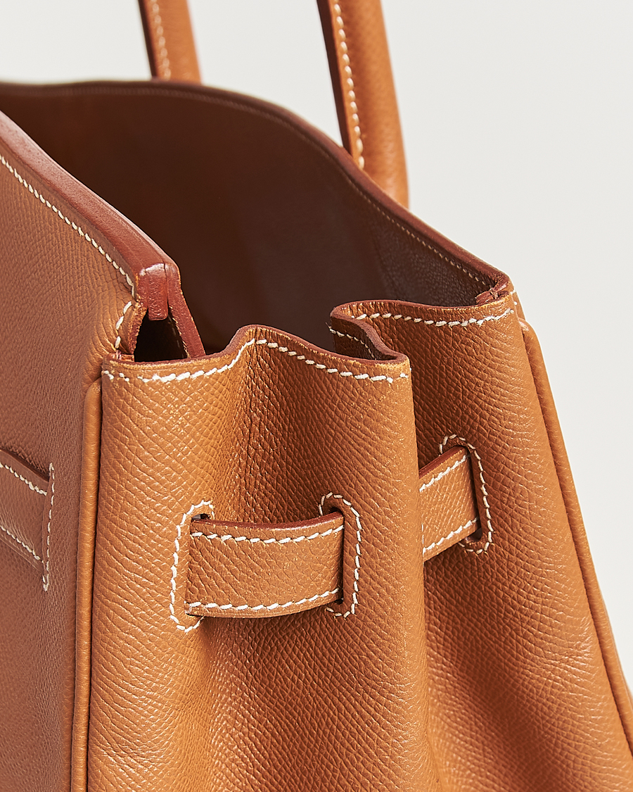 Herre | Hermès Pre-Owned Birkin 35 Handbag Courchevel Gold | Hermès Pre-Owned | Birkin 35 Handbag Courchevel Gold