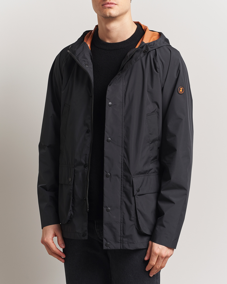 Herre | Jakker | Save The Duck | Ghibli Wind/Water Resistant Hooded Jacket Black