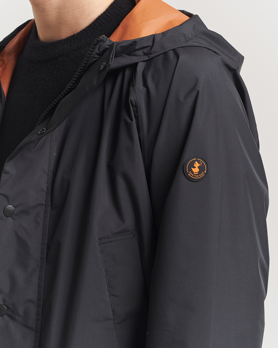 Herre | Jakker | Save The Duck | Ghibli Wind/Water Resistant Hooded Jacket Black