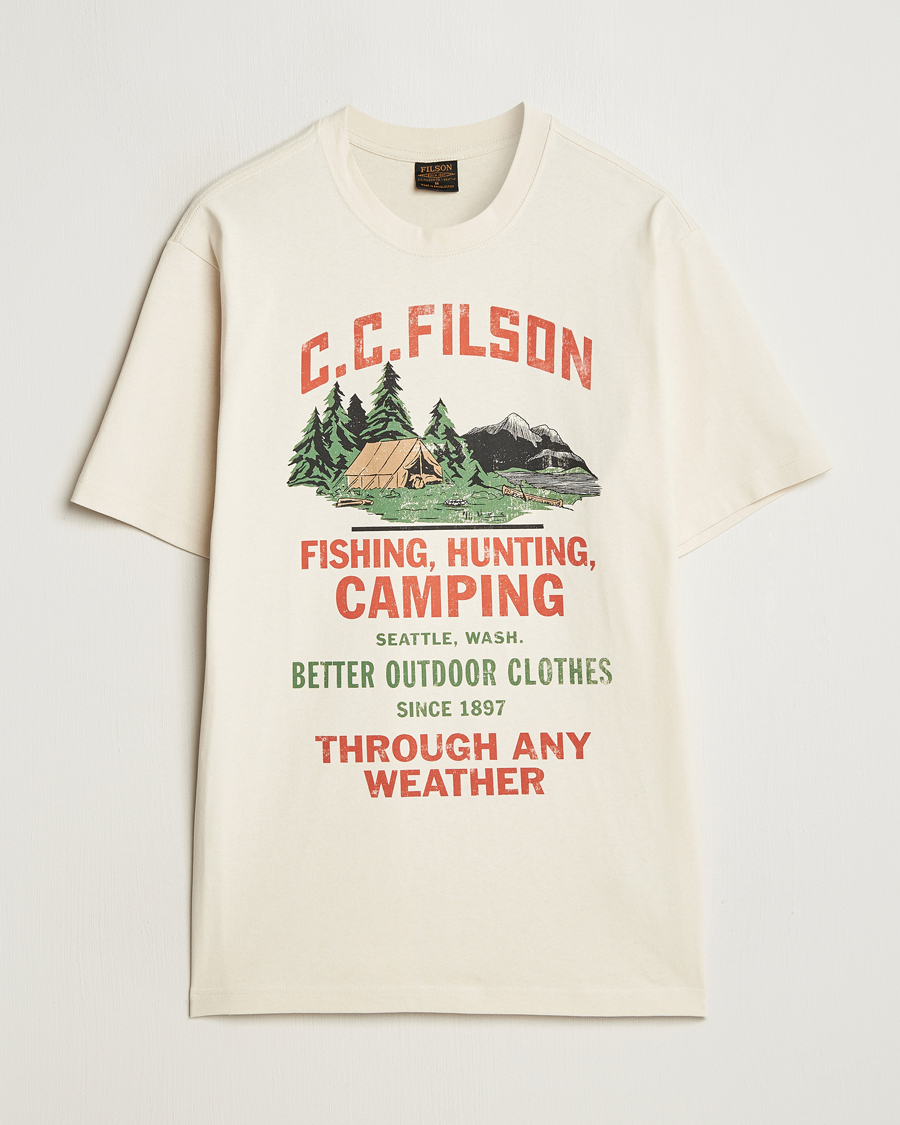 Herre | T-Shirts | Filson | Frontier Graphic T-Shirt Birch