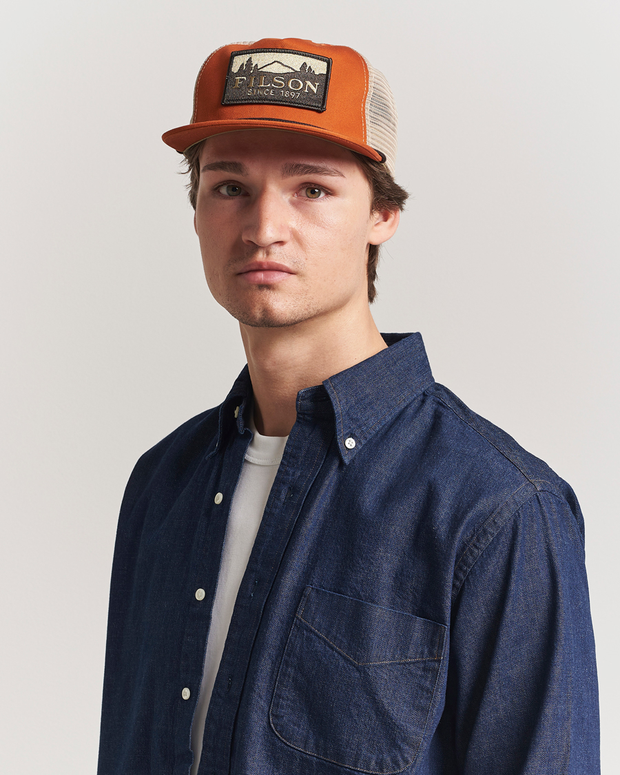 Herre | Hatte & kasketter | Filson | Trucker Mesh Cap Iron Rust