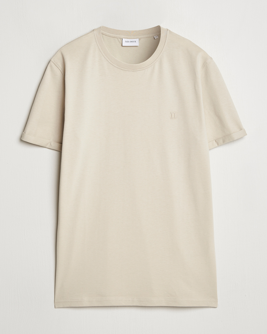 Herre | T-Shirts | LES DEUX | Nørregaard Tonal T-Shirt Light Sand