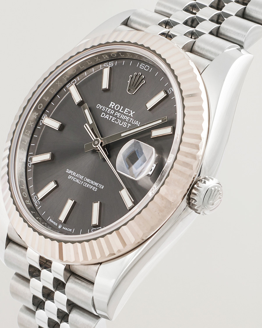 Herre | Rolex Pre-Owned Datejust 41 Rhodium | Rolex Pre-Owned | Datejust 41 Rhodium