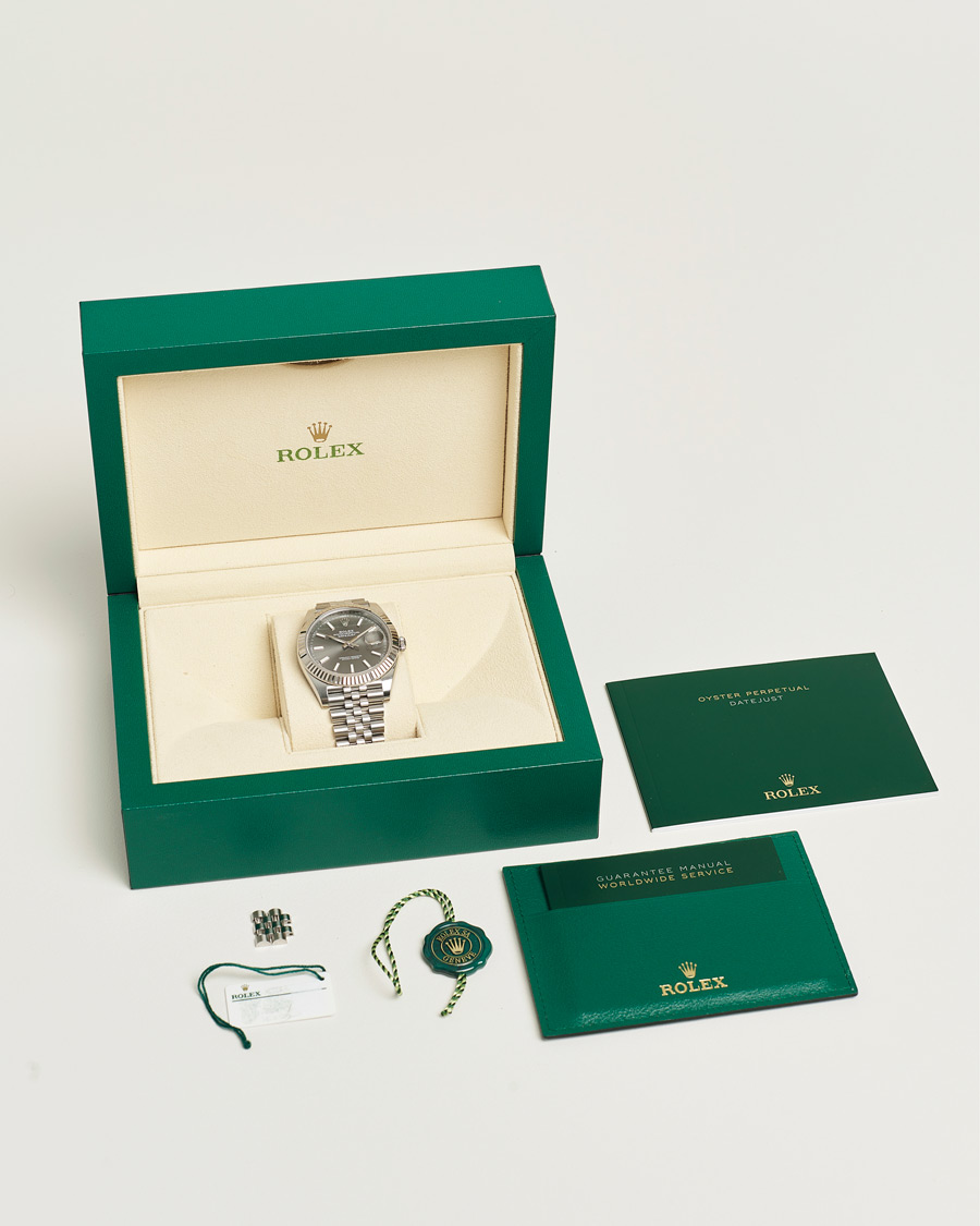 Herre | Rolex Pre-Owned Datejust 41 Rhodium | Rolex Pre-Owned | Datejust 41 Rhodium