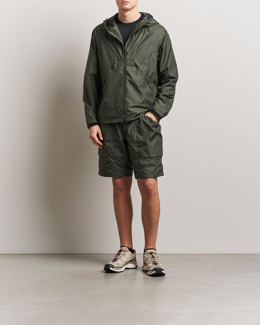 Herre | Shorts | Goldwin | Rip-Stop Cargo Shorts Dark Olive