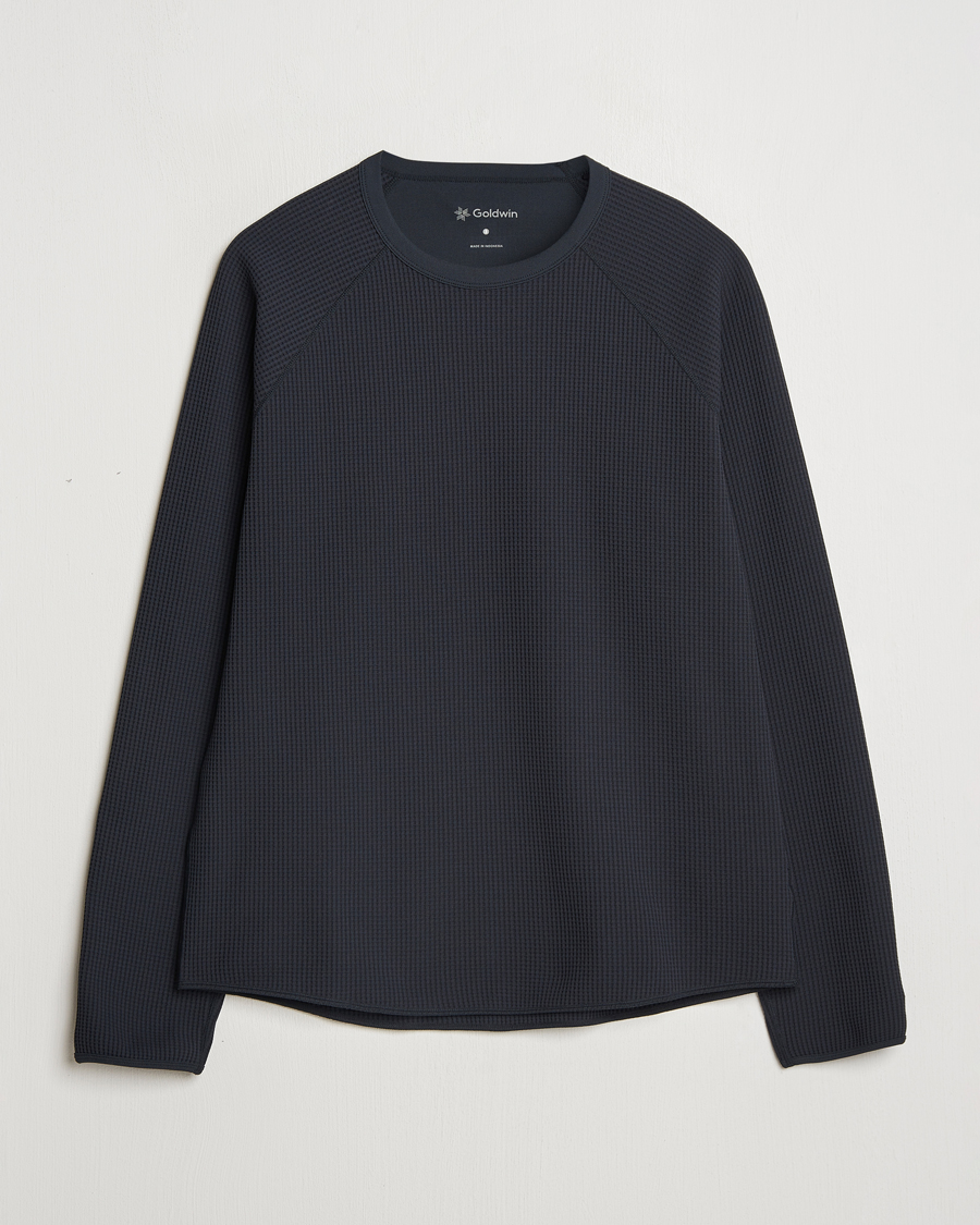 Herre | T-Shirts | Goldwin | WF Light L/S T-Shirt Black