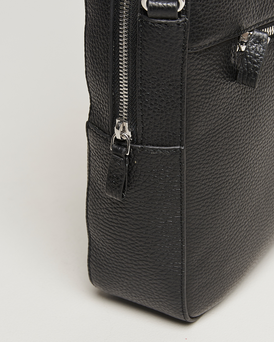 Herre | Tiger of Sweden Beckholmen Leather Briefcase Black | Tiger of Sweden | Beckholmen Leather Briefcase Black