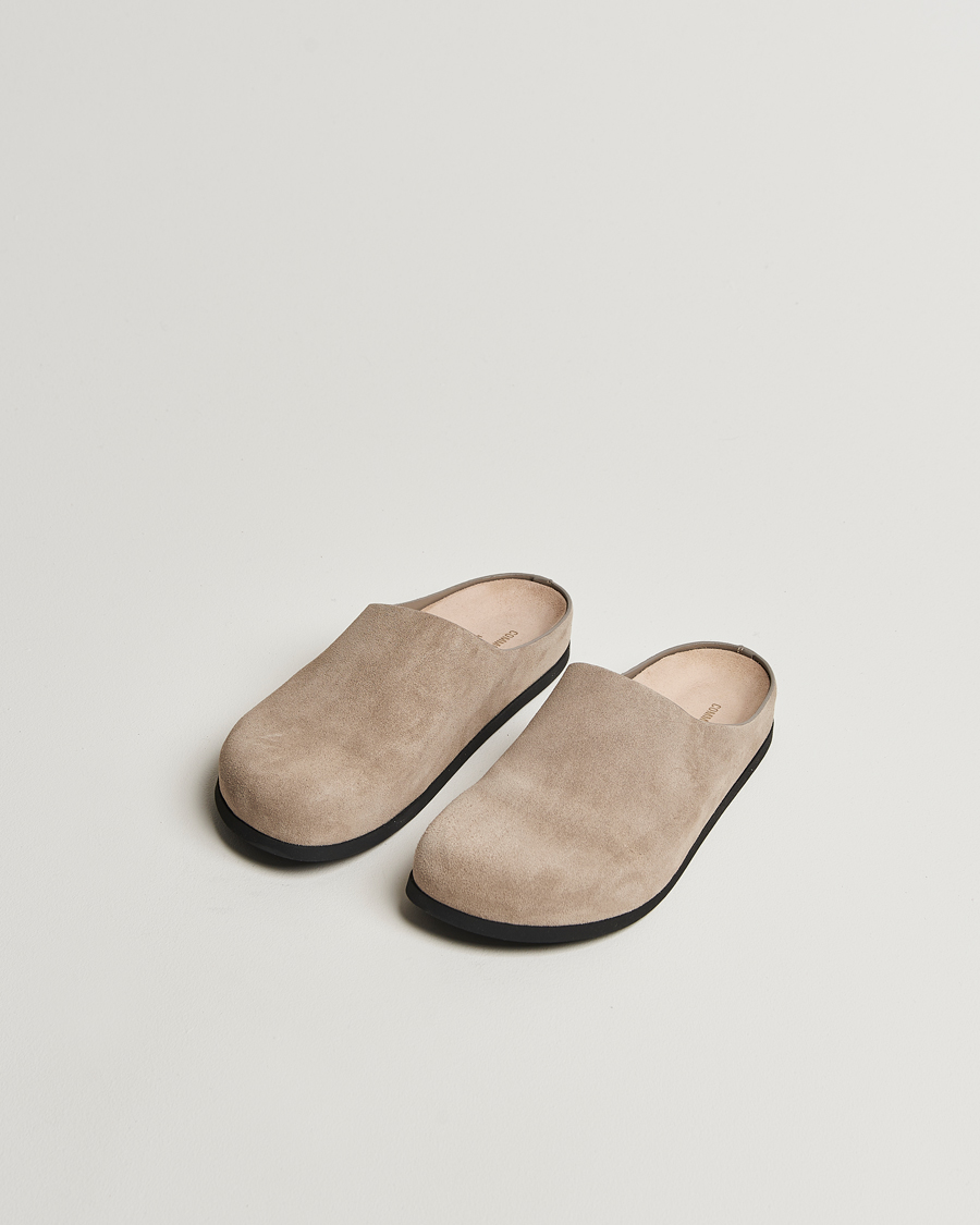 Herre | Common Projects Suede Clog Taupe | Common Projects | Suede Clog Taupe