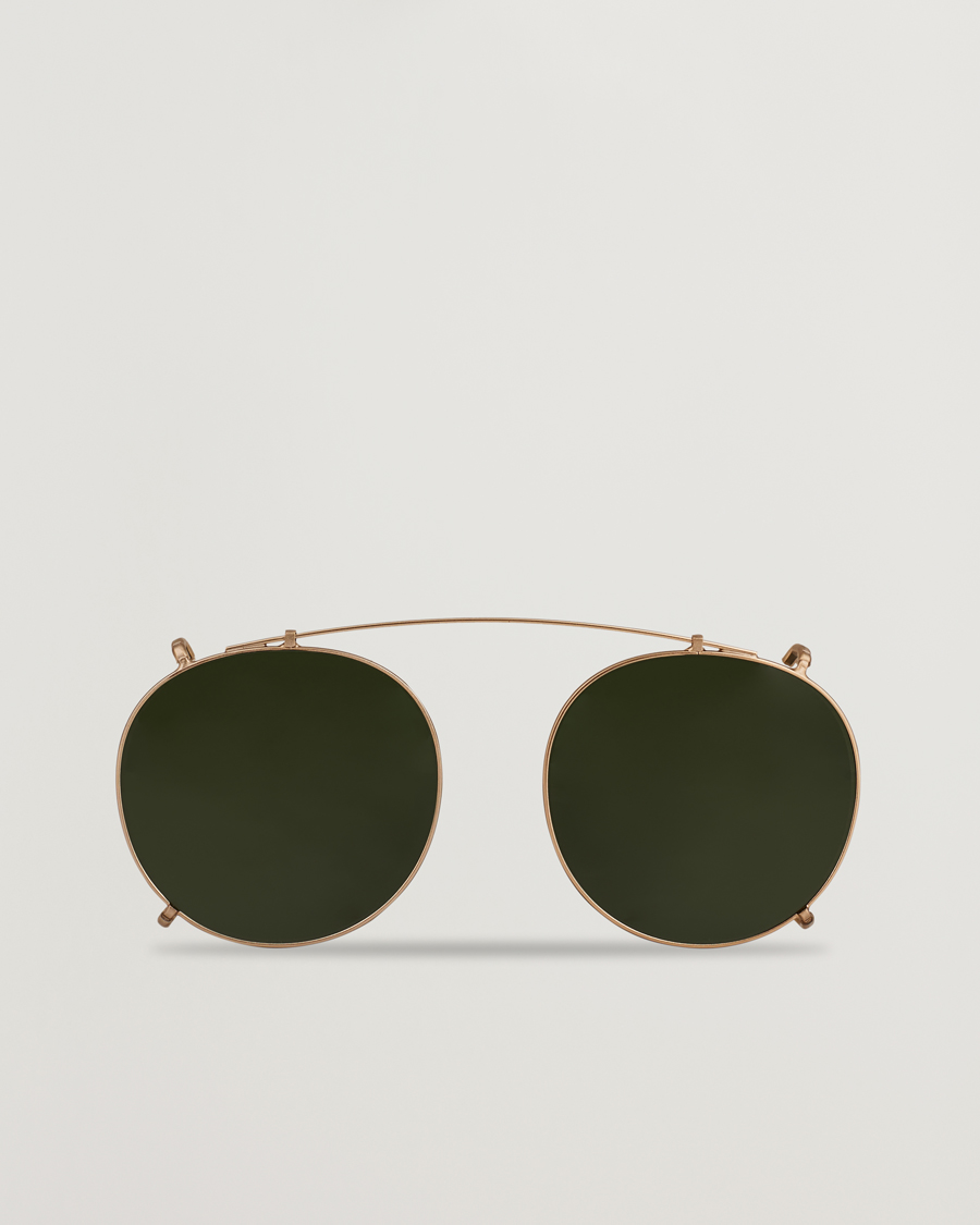 Herre | Solbriller | TBD Eyewear | Clip-ons Gold/Bottle Green