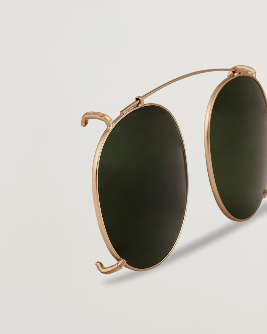 Herre | Solbriller | TBD Eyewear | Clip-ons Gold/Bottle Green