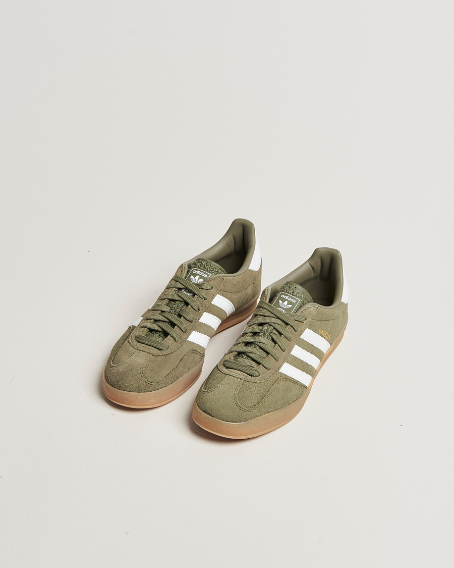 Herre | Sneakers | adidas Originals | Gazelle Indoor Sneaker Olive/White