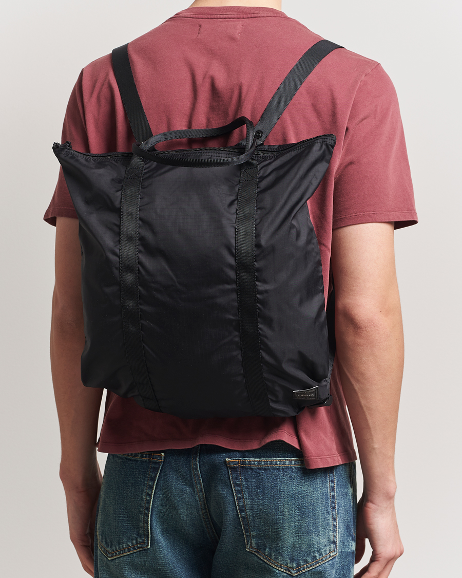 Herre | Tasker | Porter-Yoshida & Co. | Flex 2Way Tote Bag Black