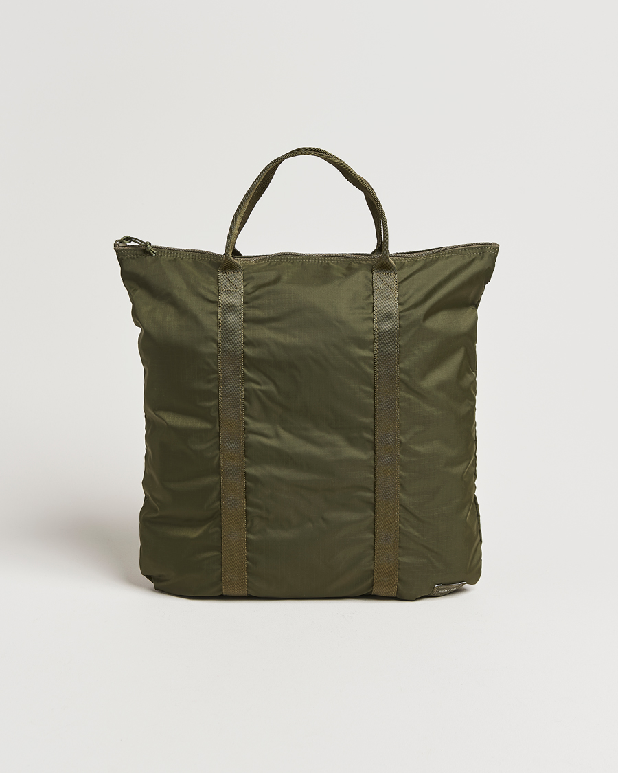 Herre | Tasker | Porter-Yoshida & Co. | Flex 2Way Tote Bag Olive Drab