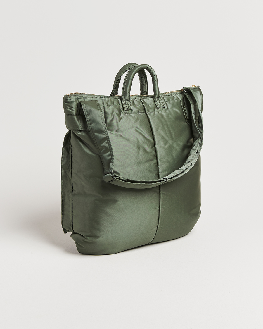 Herre | Tasker | Porter-Yoshida & Co. | Tanker Helmet Bag Sage Green